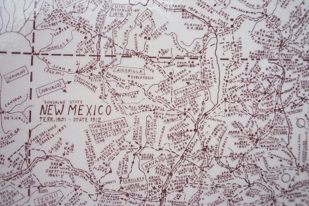 Poster: Southwest/West Historical Map (Large)